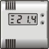 thermostats with display and buttons